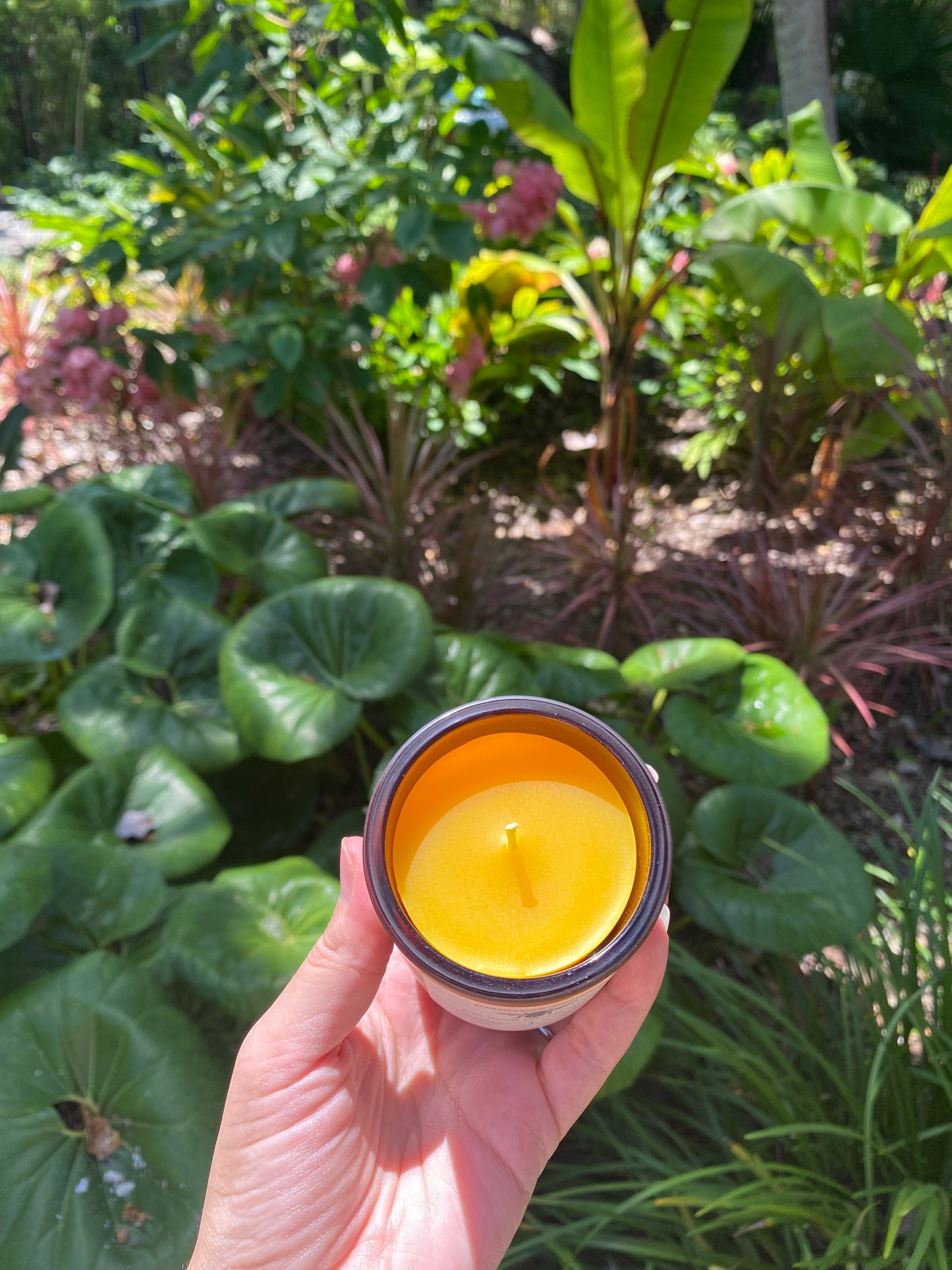 Matte Amber Jar Candle - 100% Florida Beeswax