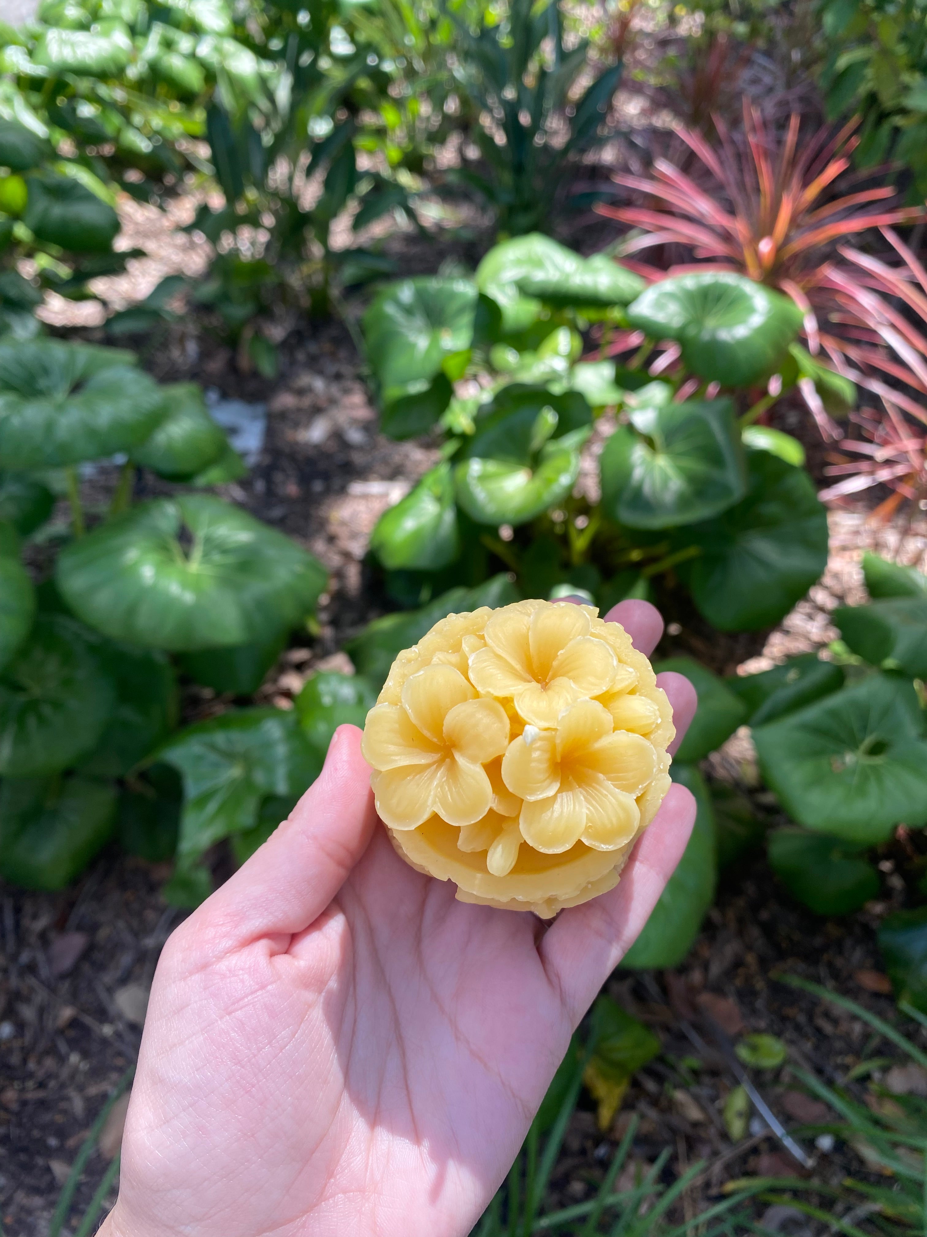 Faerie Garden - Florida Beeswax Pillar Candle – Primrose Venus